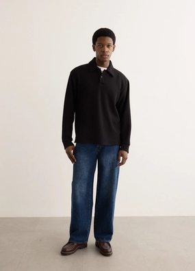 Deny Long Sleeve Polo LowMaintenance Fabric