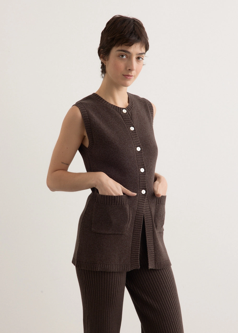 Slub Texture City Warmth Codie Top