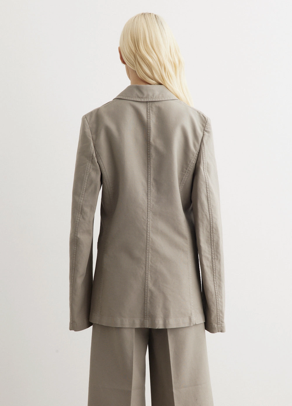 Garment Dyed Cotton Blazer Changeable Style