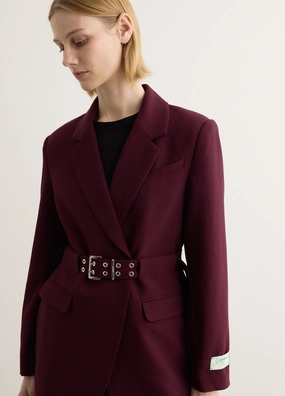 Future Twill Suiting Blazer Adjustable drawstring