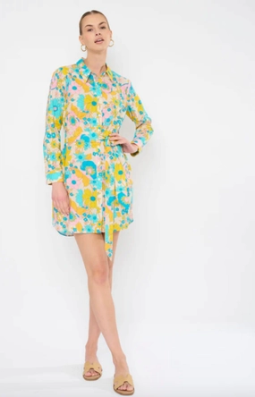 Niva Dress in Cheery Ivory Trendy Layer