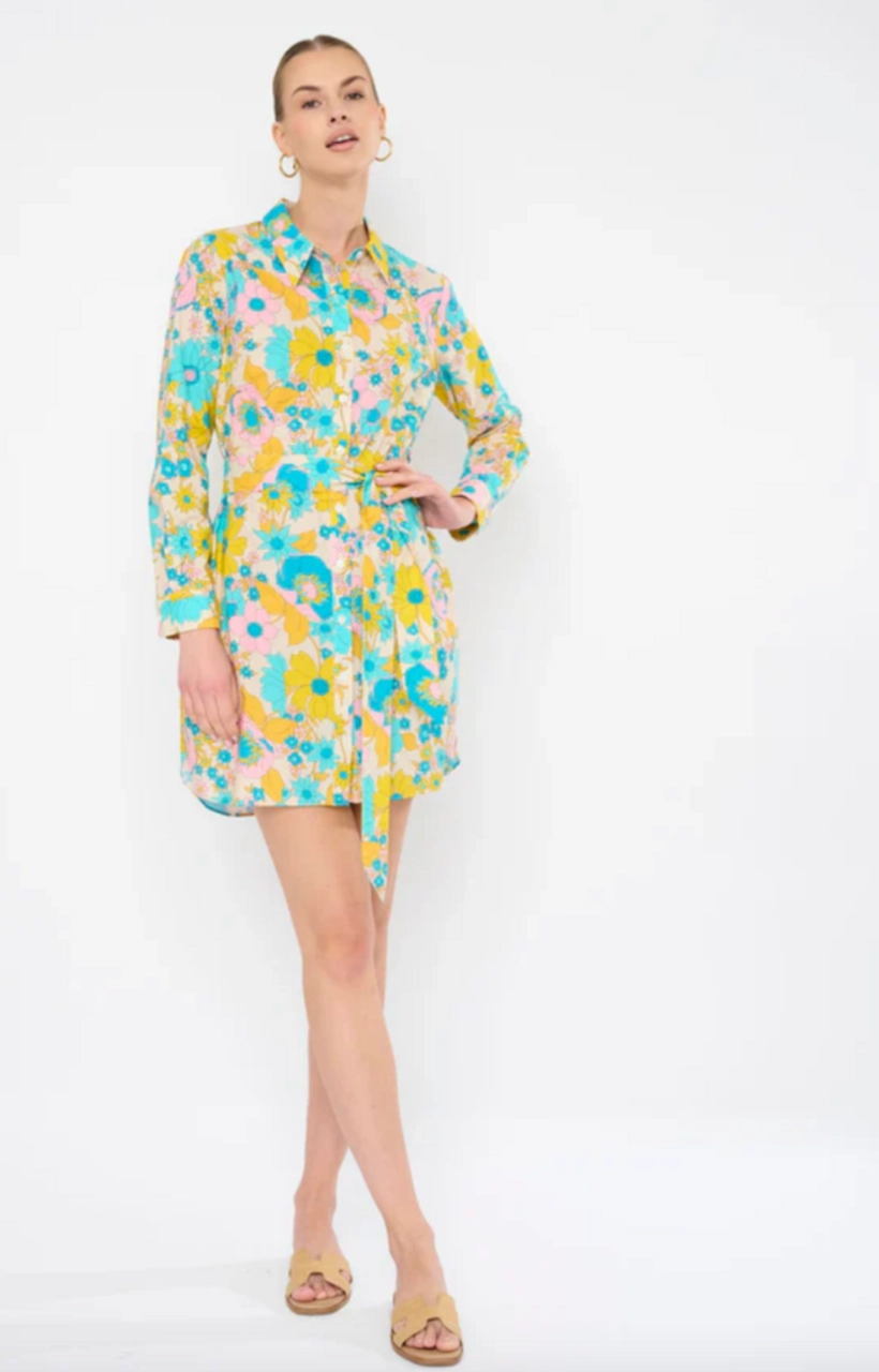 Niva Dress in Cheery Ivory Trendy Layer
