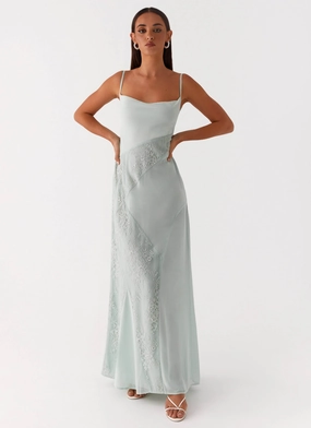 Gabriana Maxi Dress - Sage Timeless Appeal Minimal Core