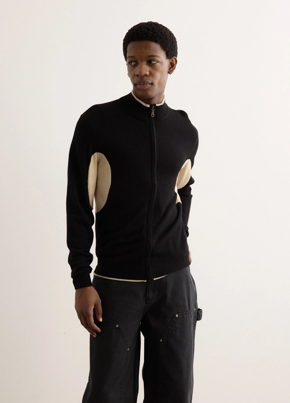 Gains Knit UV Protection Finish Full Length Zipper