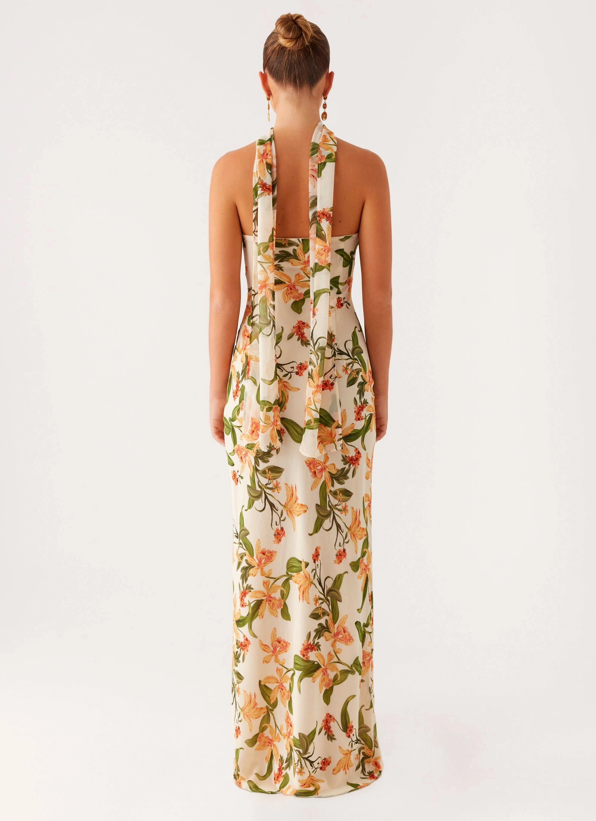 Gali Strapless Maxi Dress - Floral Print Relax Layers