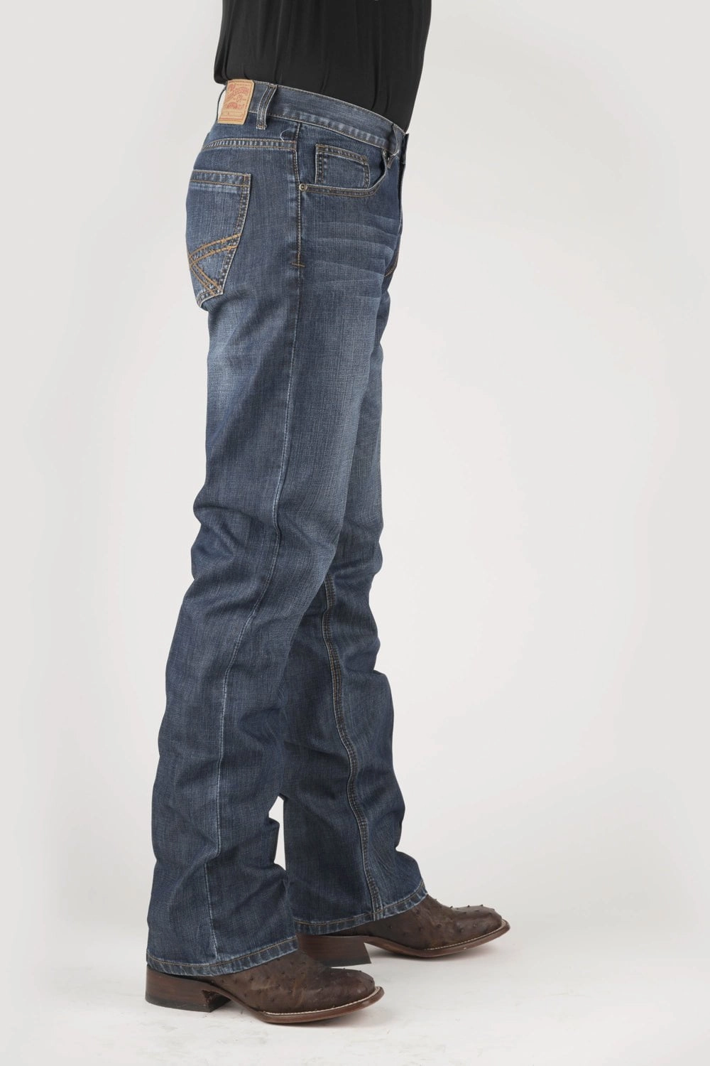 True Fit Stetson Mens Blue 100% Cotton 1312 Modern Gold X Jeans