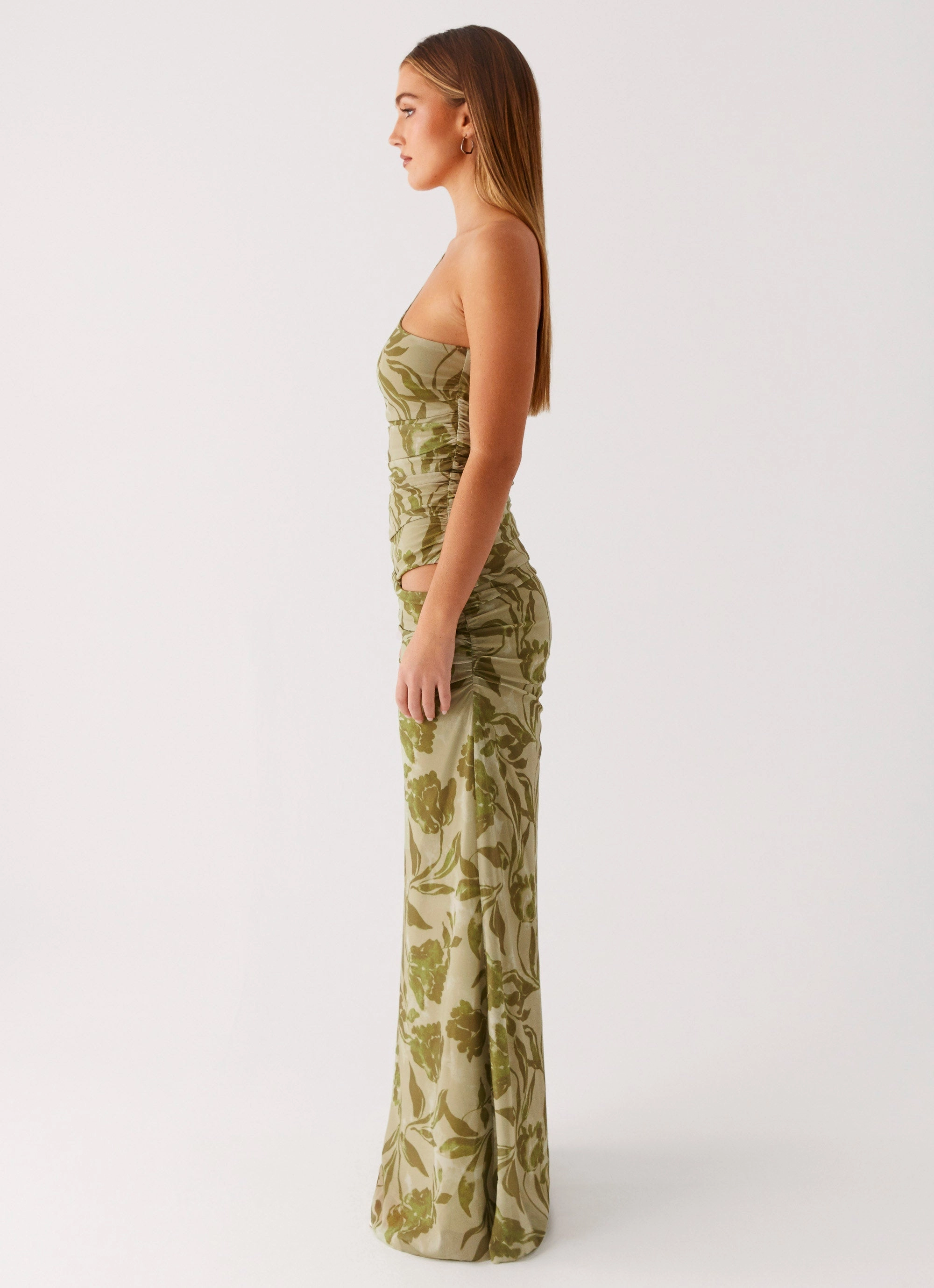 Bless Touch Grab Now Georgiana Maxi Dress - Jade Fern