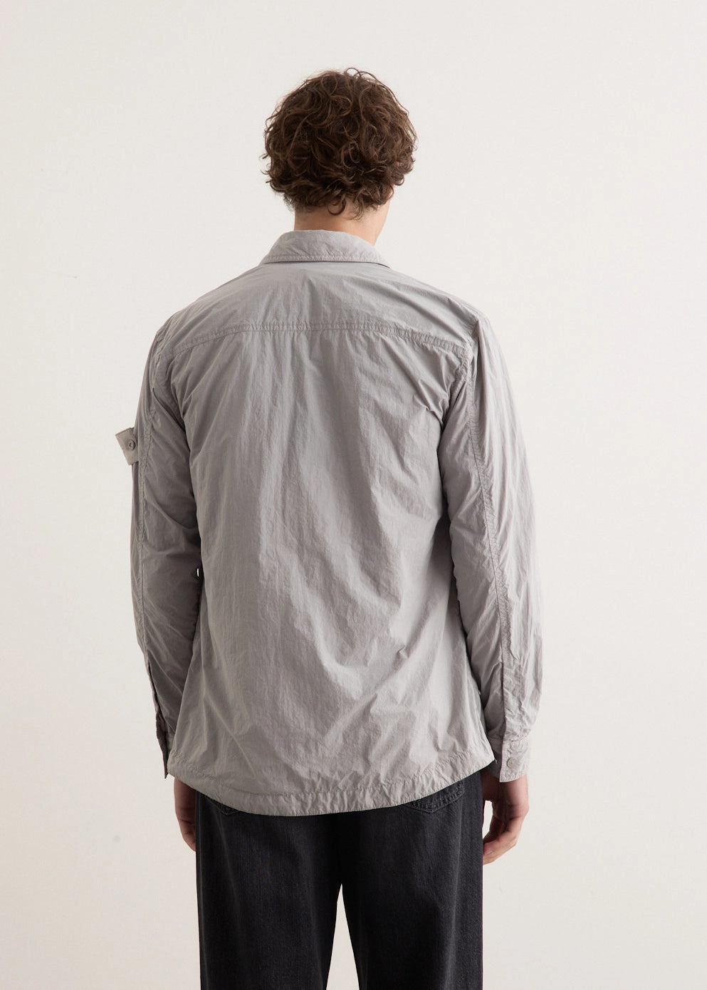 City Commuter Ghost Overdyed Nylon Tela Overshirt