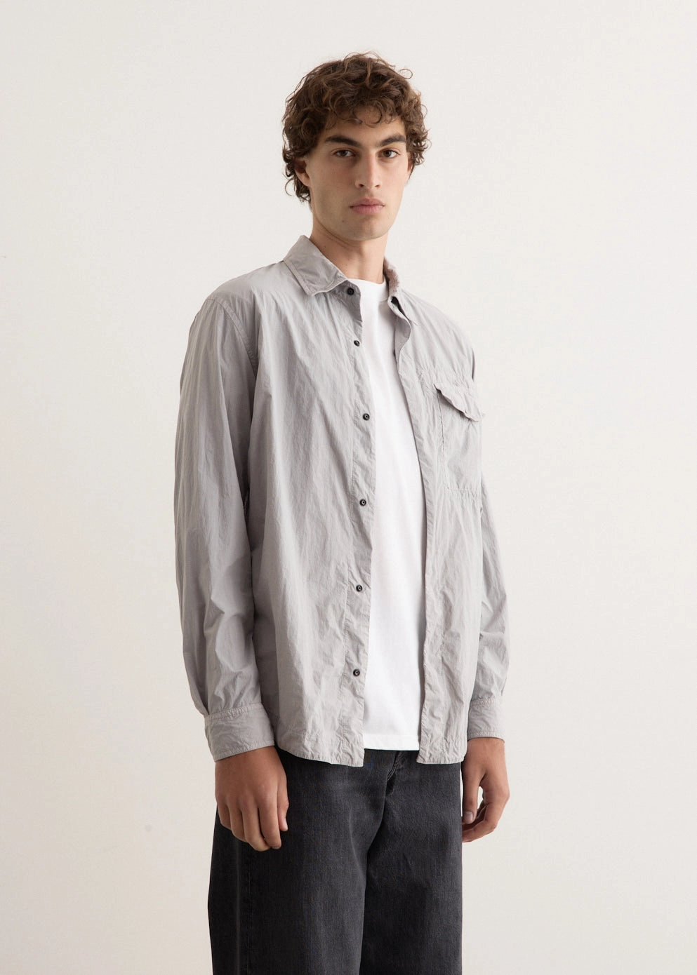 Ghost Overdyed Nylon Tela Overshirt quick dry Softshell Fabric
