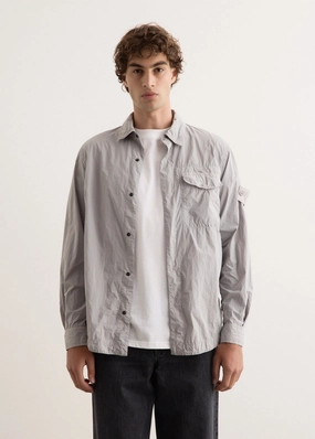 Trendy Feel Ghost Overdyed Nylon Tela Overshirt