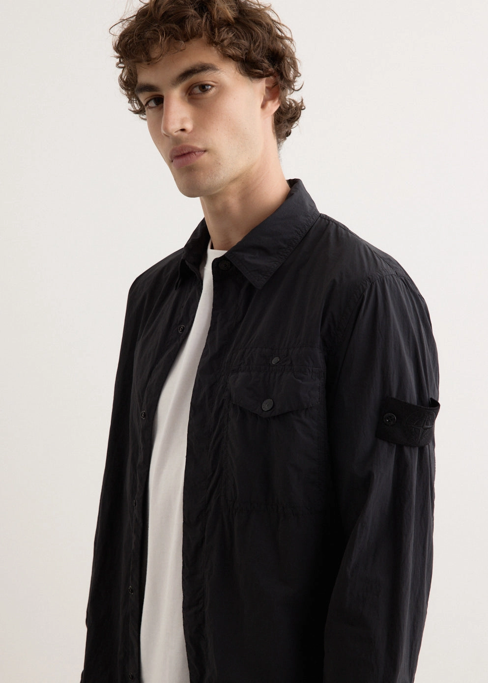 Ghost Overdyed Nylon Tela Overshirt Rainy Day Option