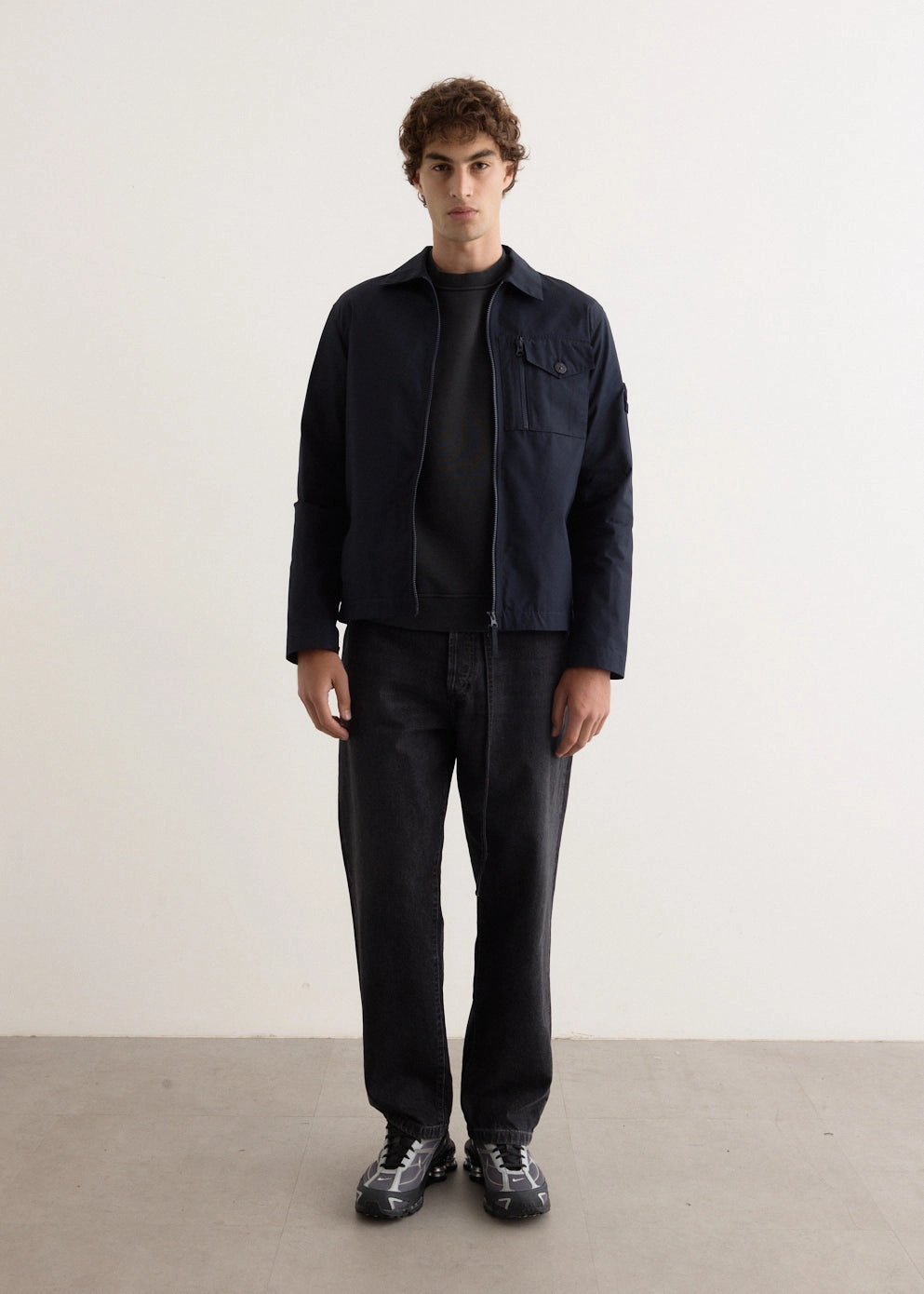 RubberizedButtonClosures ZipperClosure Ghost Weatherproof Cotton Overshirt