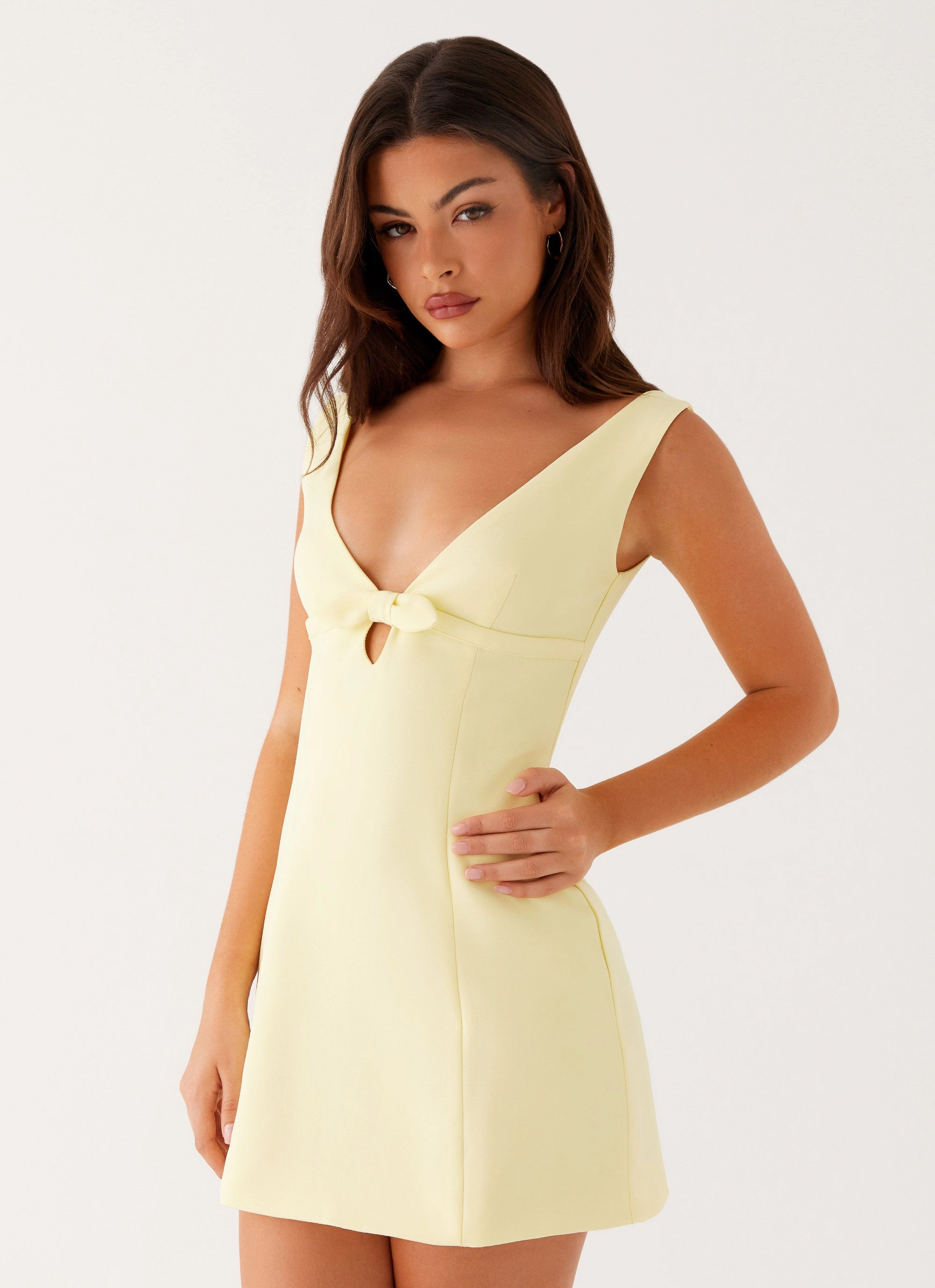 Caitlin Mini Dress - Yellow Refined Form