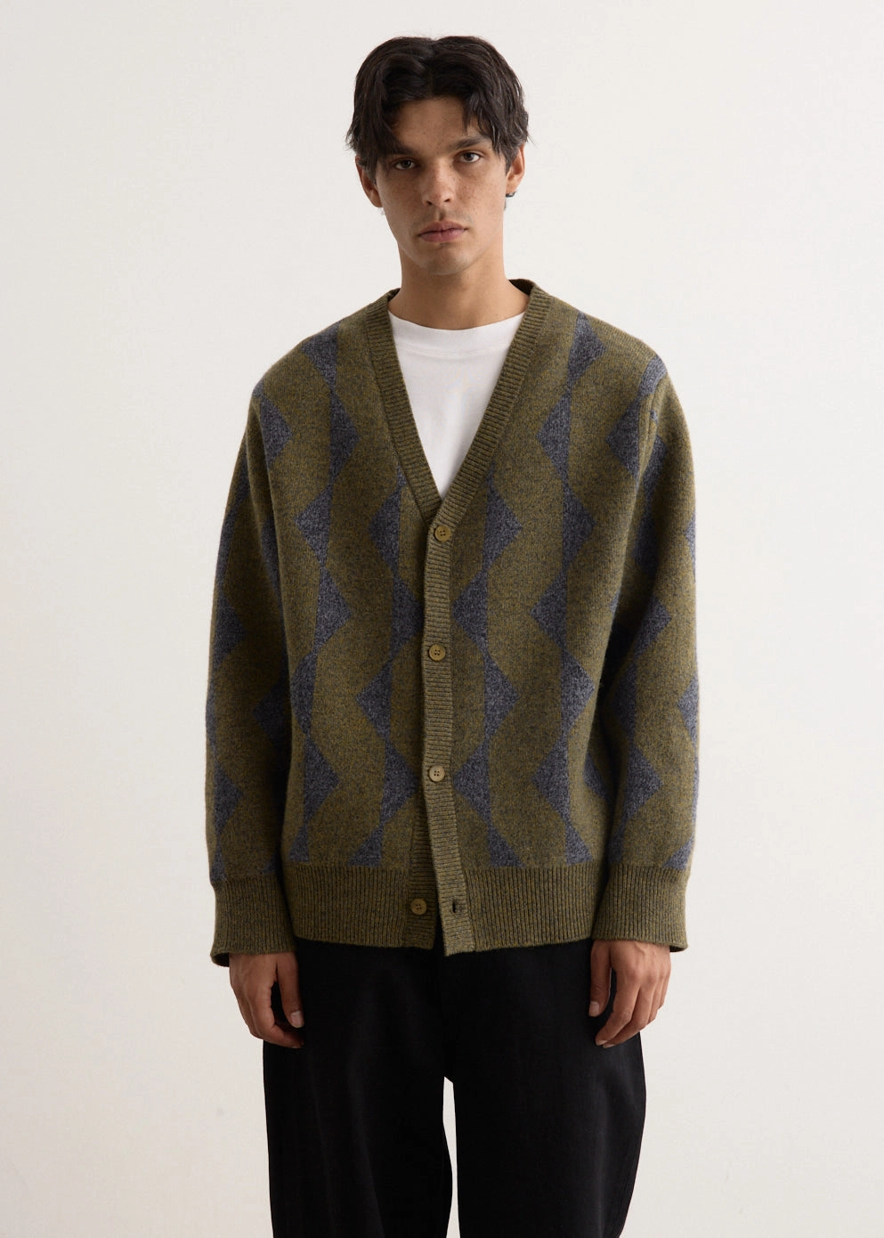 Logo Free Style Atlantic Stripe Cardigan