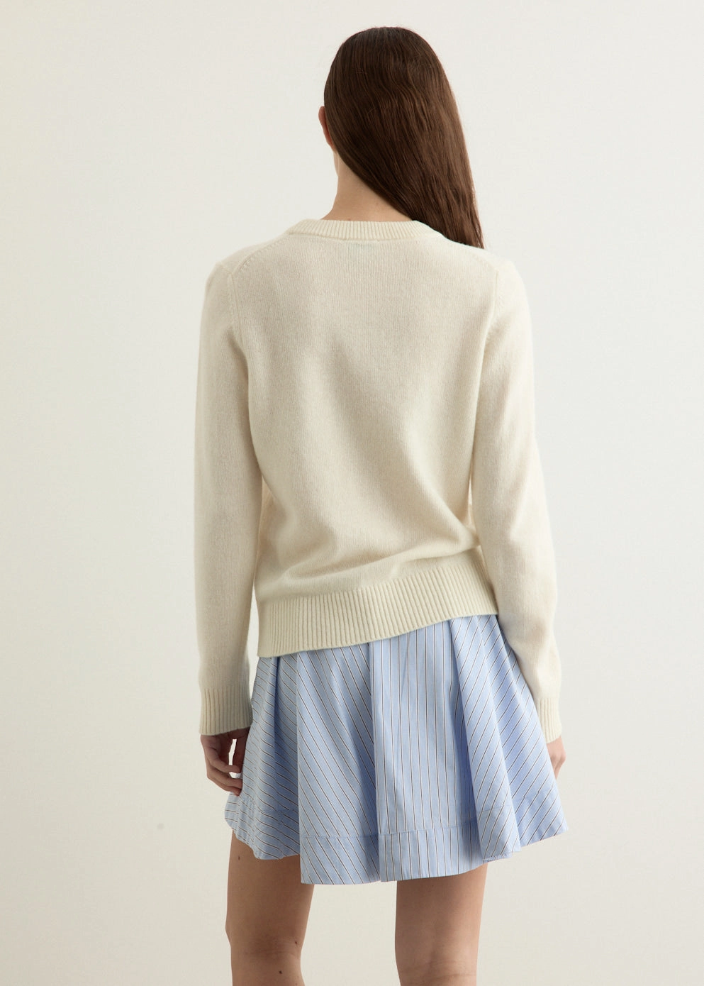 Breezy Day Graphic Wool Mix Fluffy Puppy Love Crewneck