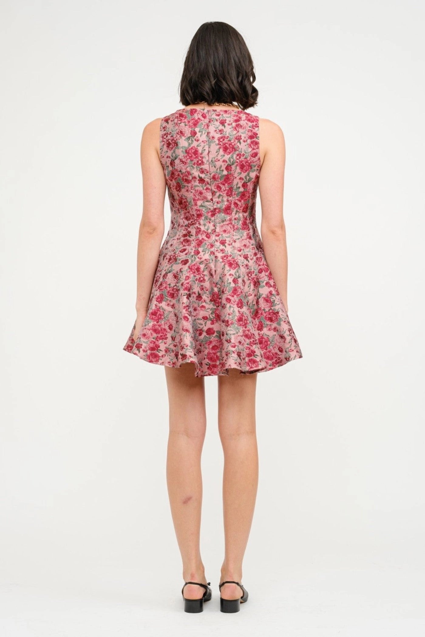 Neutral Layer CECILIA JACQUARD MINI DRESS