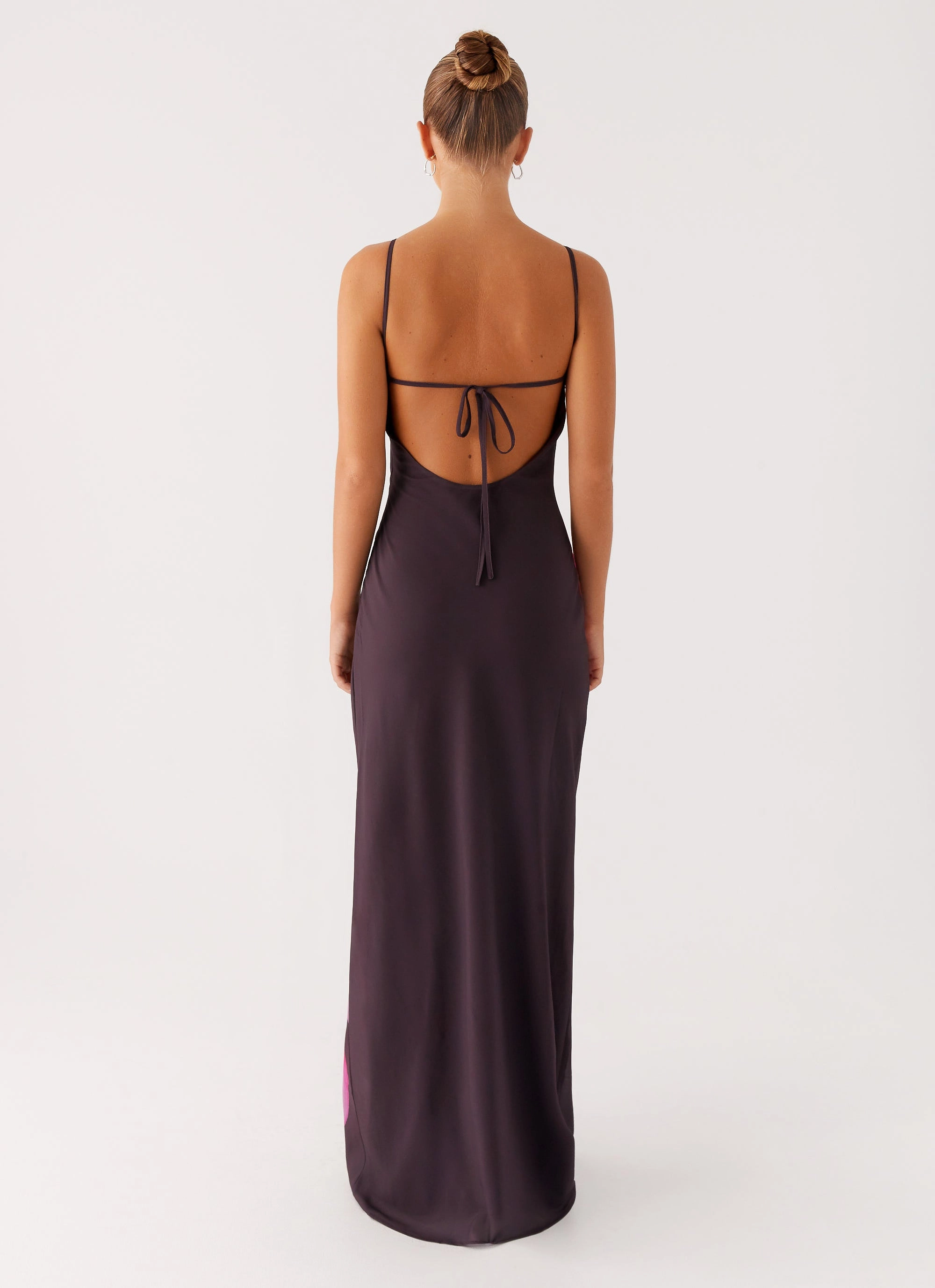 Griselda Maxi Dress - Dark Chocolate Cafe Vibe