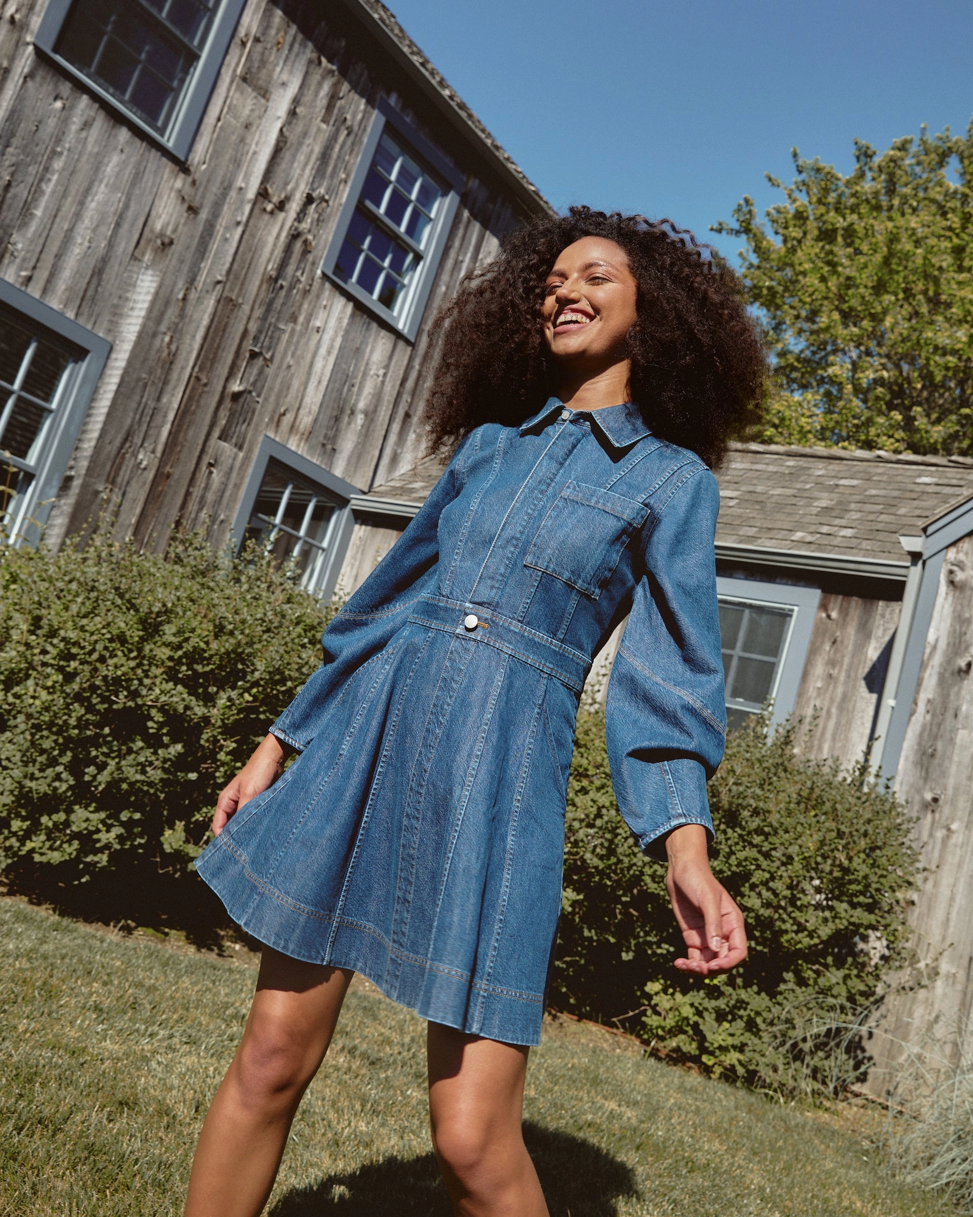 Hailey Dress Compressible Texture Flow