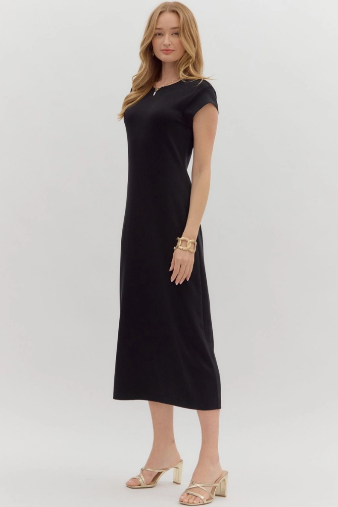 Hallie Cap Sleeve Midi Dress Modern Form