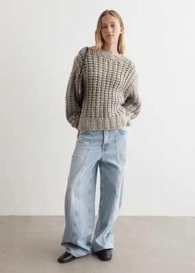 Multi Look Pure Shape Hand Knit Sweater