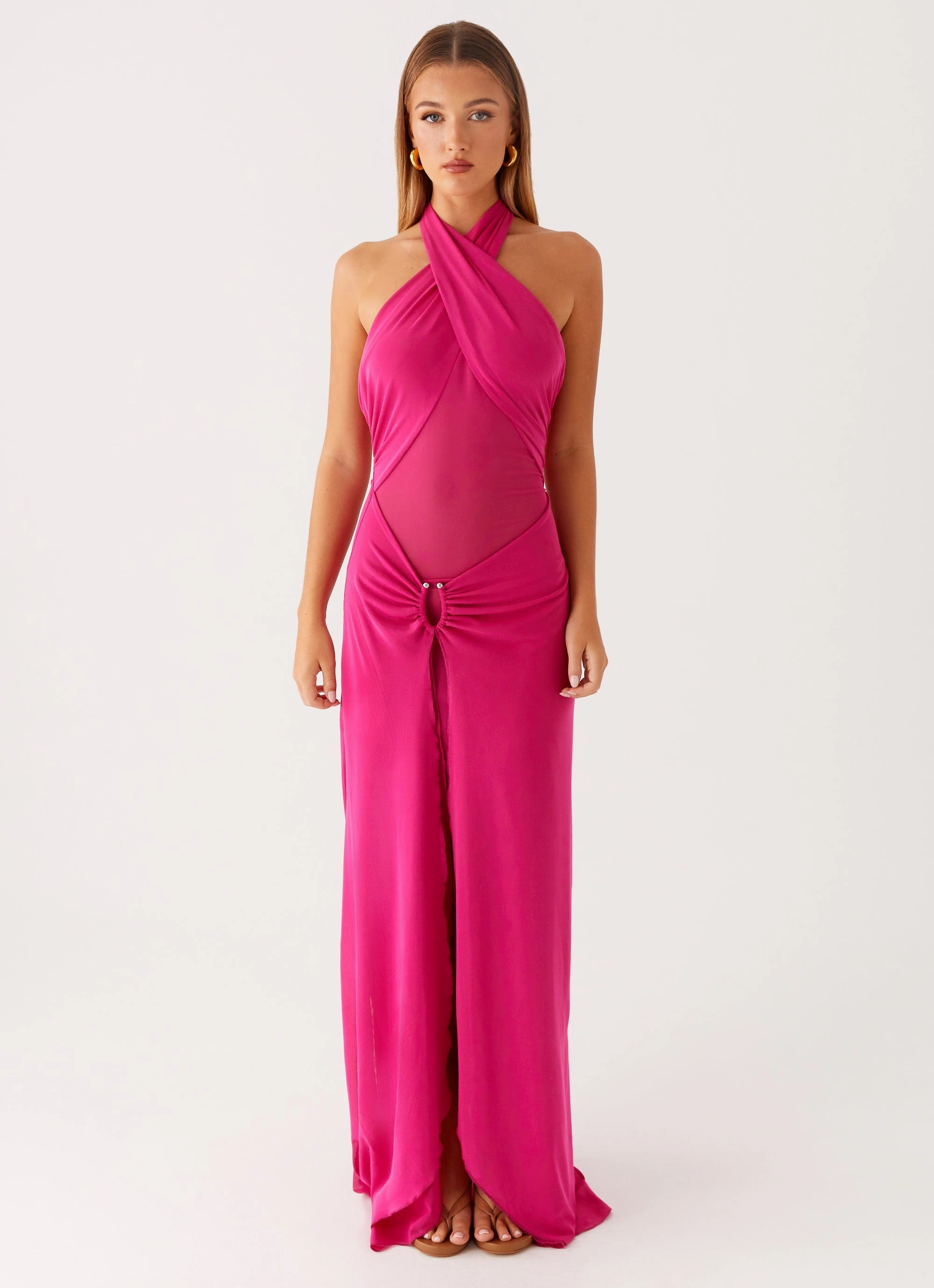 All-Occasion Look Ericka Maxi Dress - Hot Pink