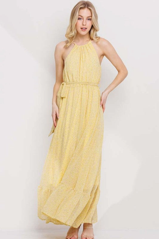 Fresh Form HAPPY FEELINGS FLOWER PRINT DRESS