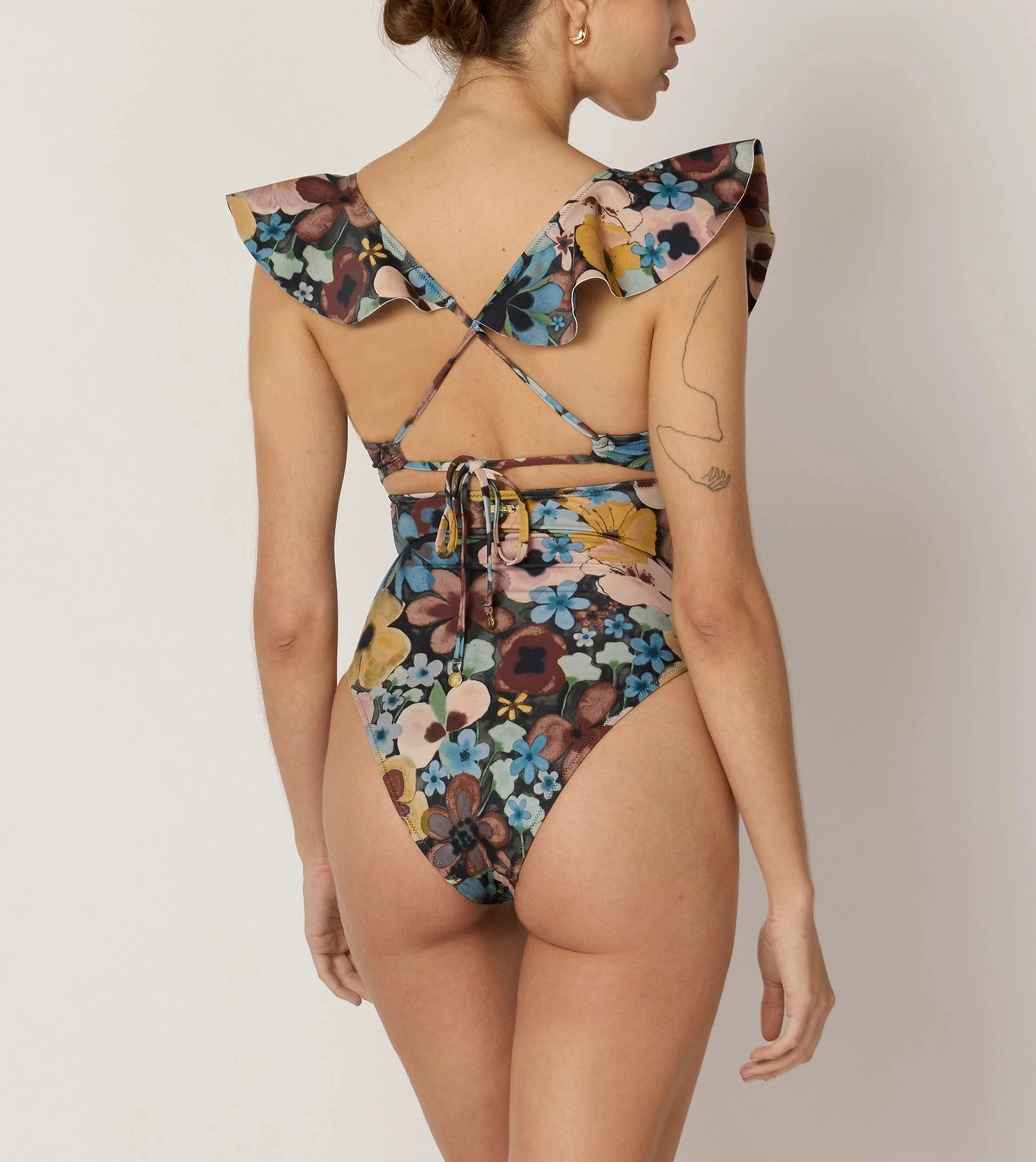 Harlow One Piece | Foraged Violets Tropical Vacation