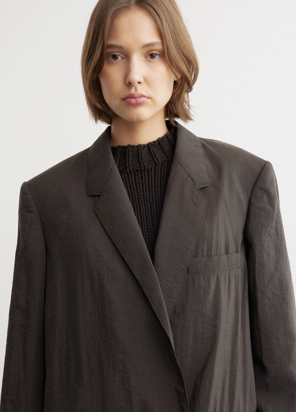 Double Breasted Jacket Durable Double Stitching Stretch Comfort Design