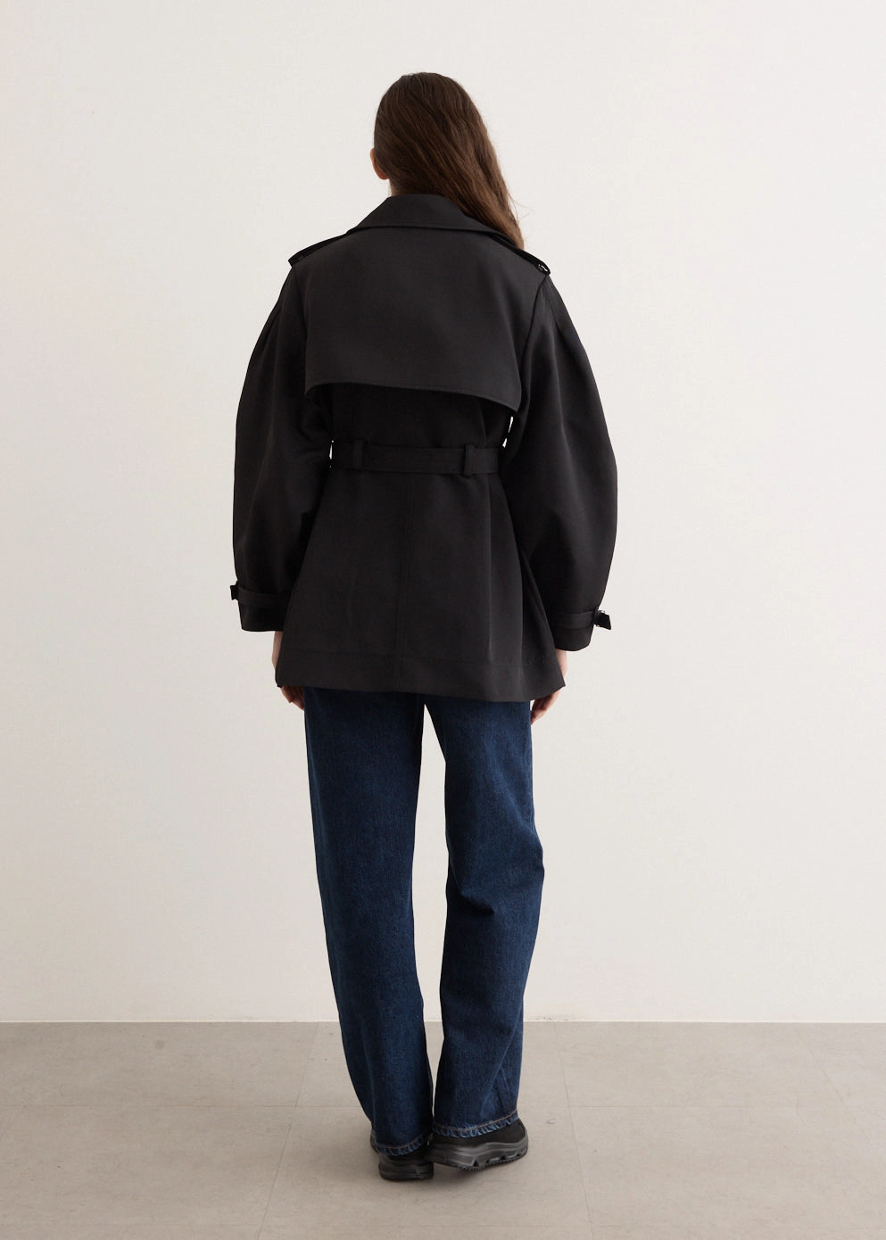 Trail To Town Heavy Twill Midi Trench Coat