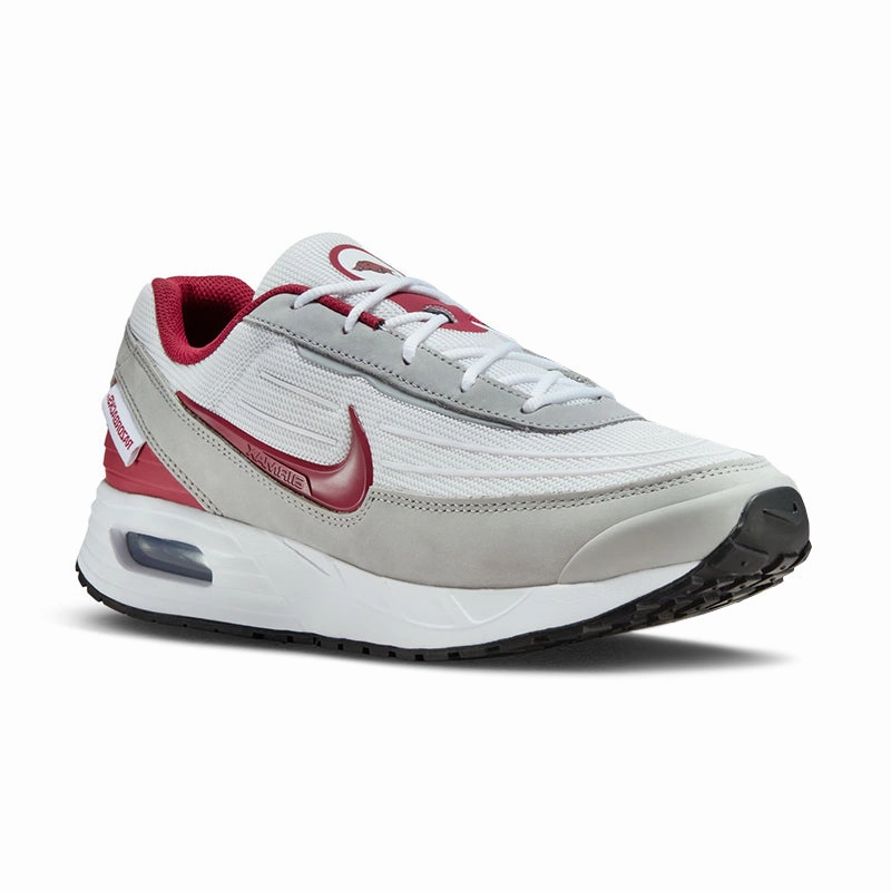 Men's Air Max Verse Arkansas White/Team Crimson Fairy Step Breathable Material