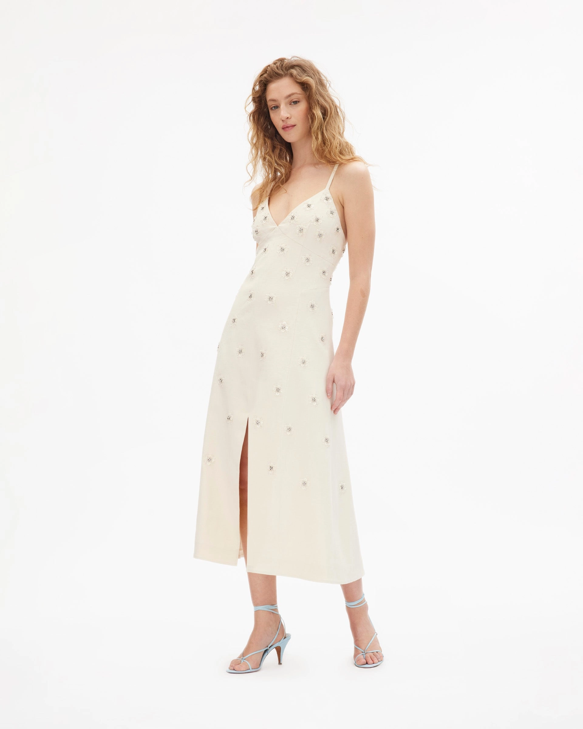 Soft Detail Tiered-Skirt Hendrix Dress