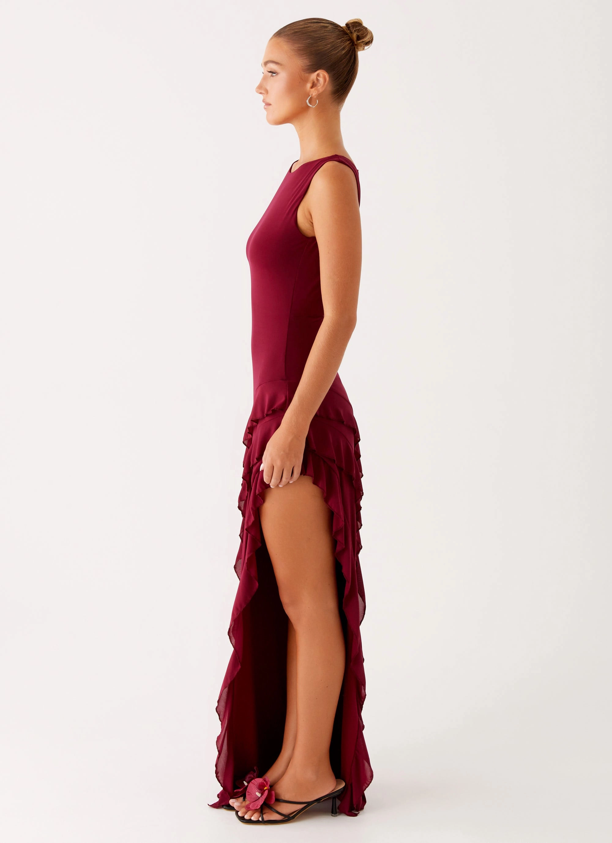 Cool Tone Hendrix Maxi Dress - Raspberry Wine
