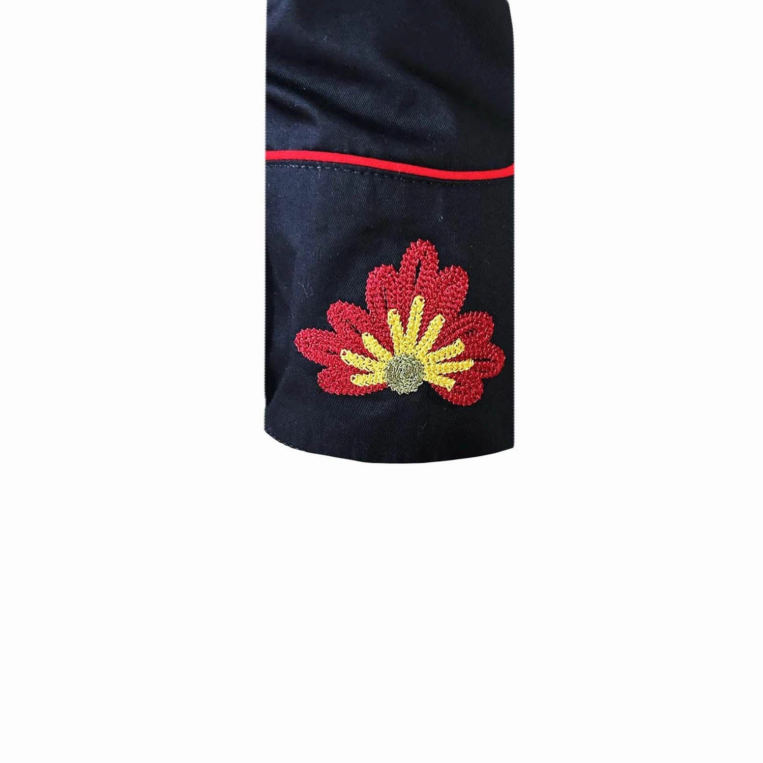 Rockmount Mens Floral Chenille Black 100% Cotton L/S Shirt Sweat-Absorbing Multi Functional Pockets