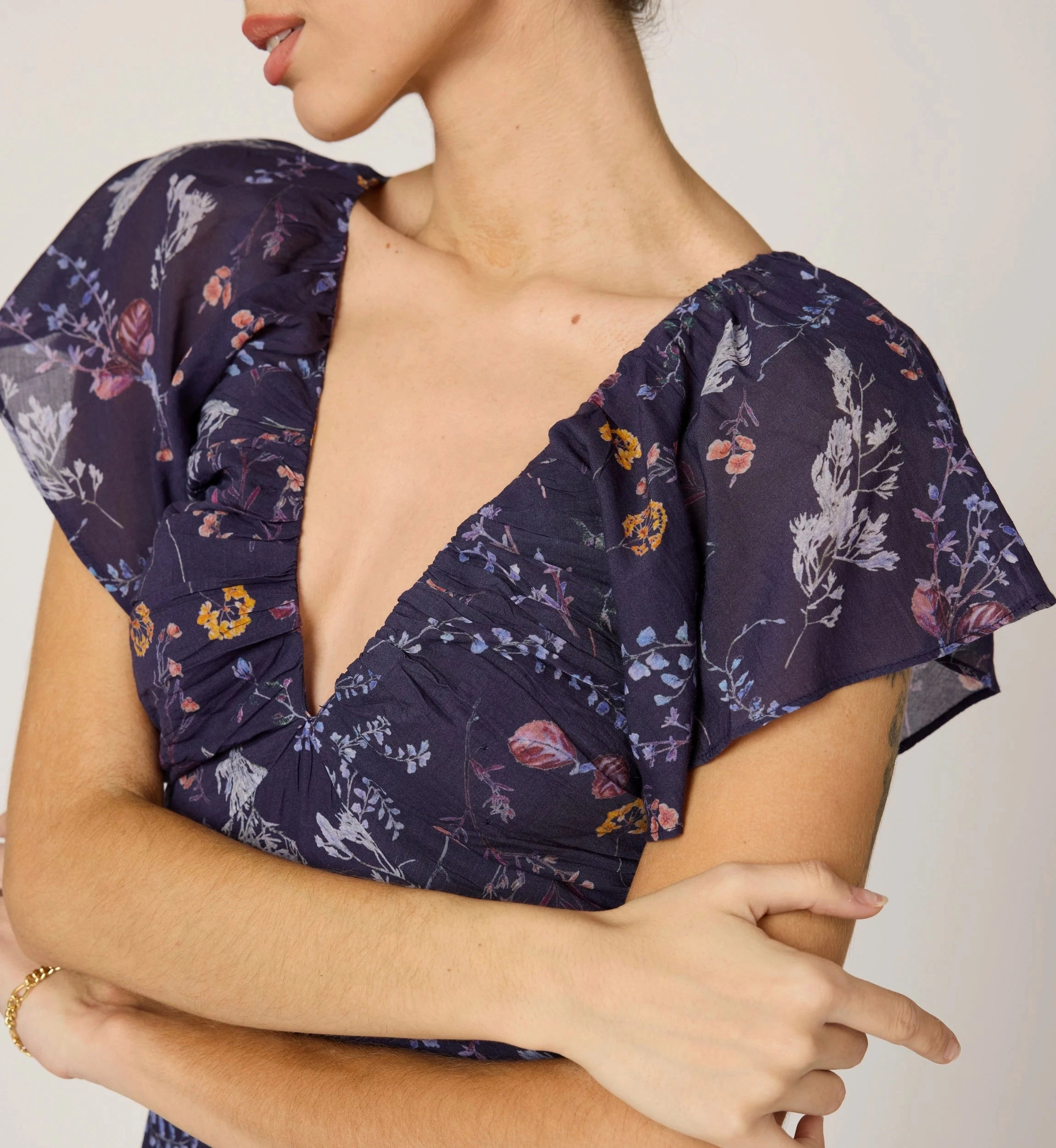 Victoria Midi Dress | Viviana Harmonious Layers Texture Softness