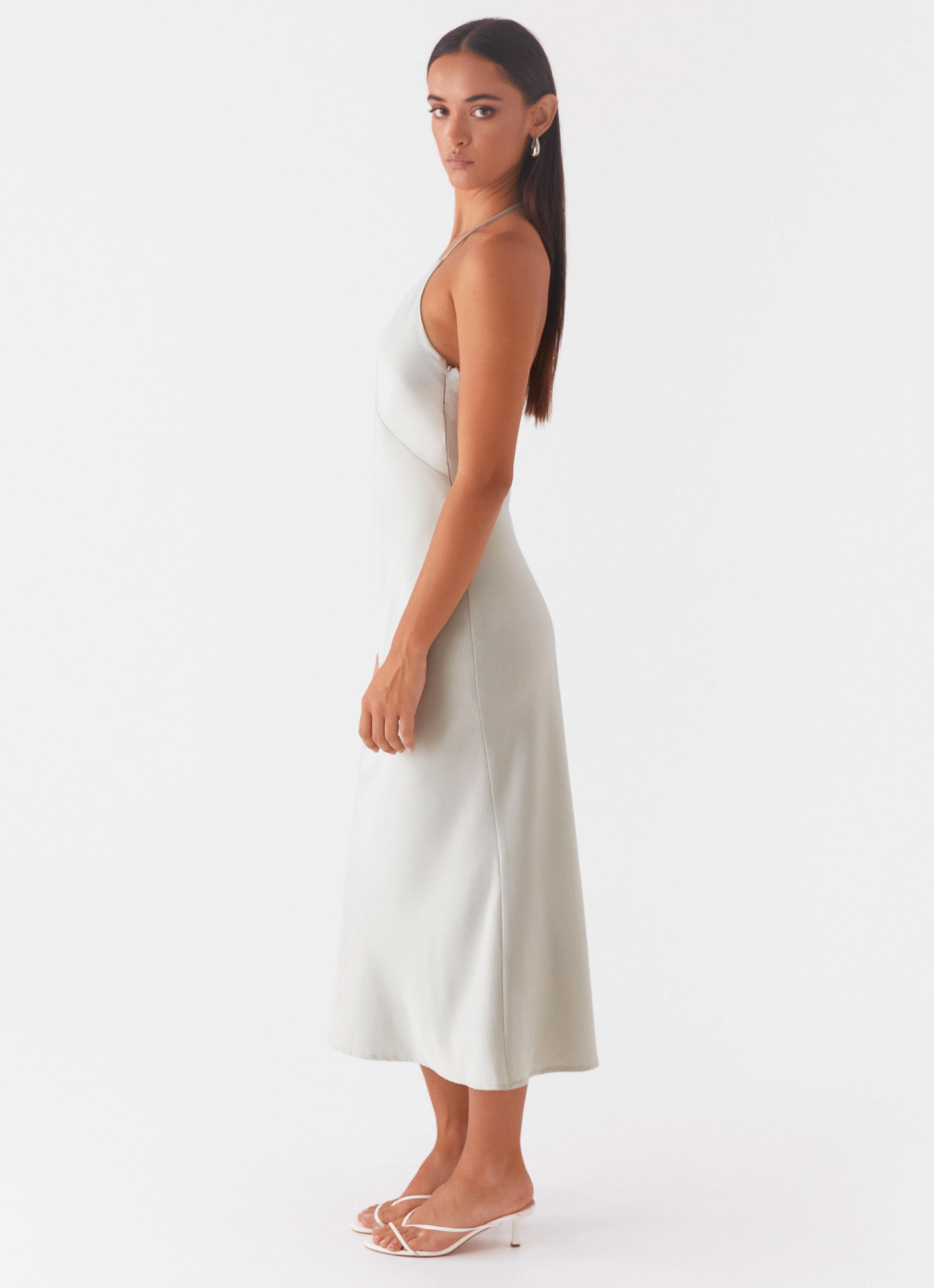 Rooftop-Event High Note Midi Dress - Sage