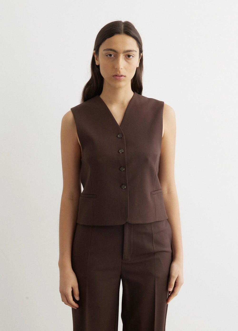Headphone Hole Teora Sleeveless Vest