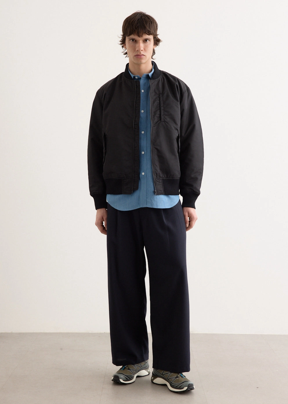 CompactFoldable Goose Bomber Jacket