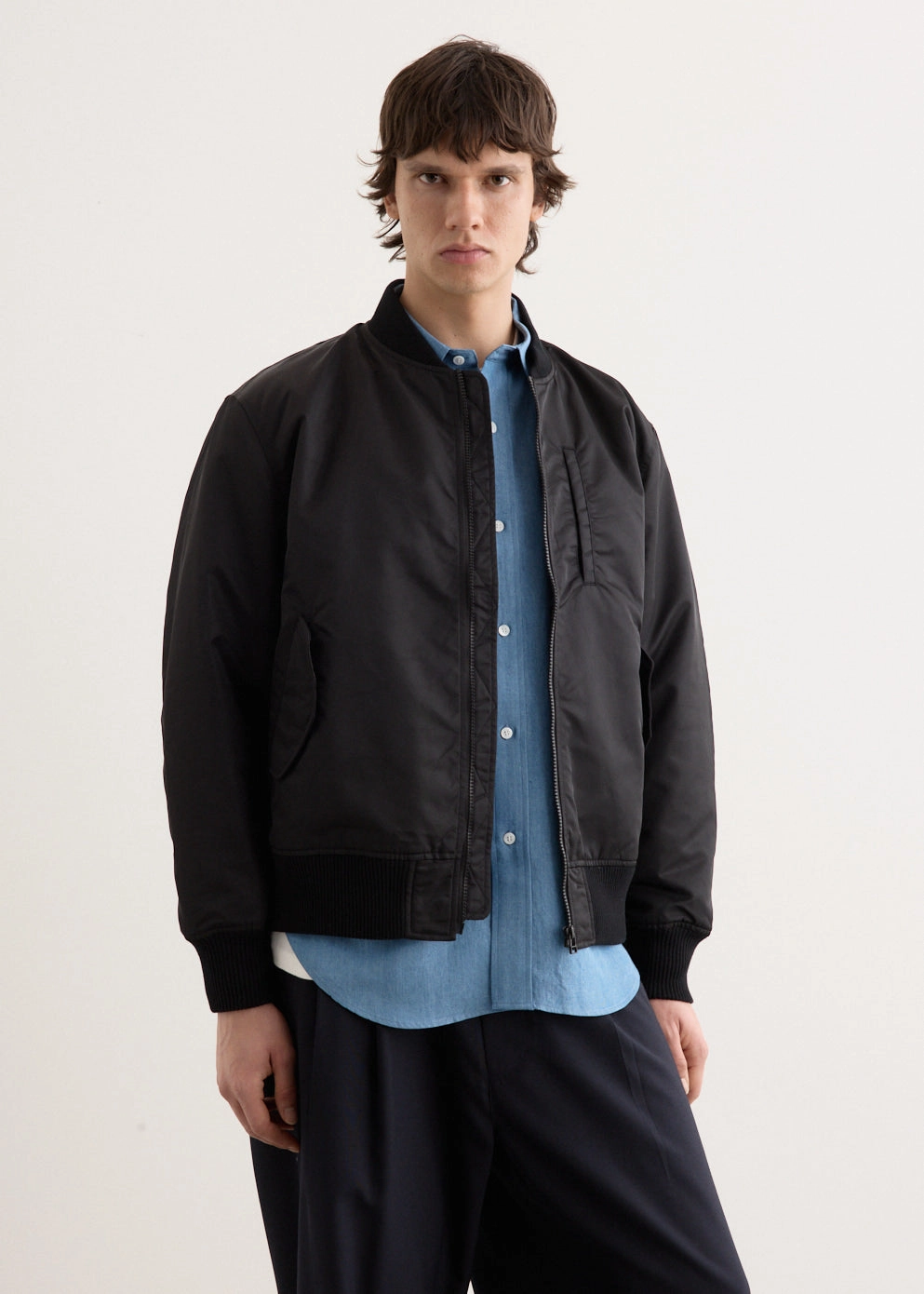 Goose Bomber Jacket Sleek Layers