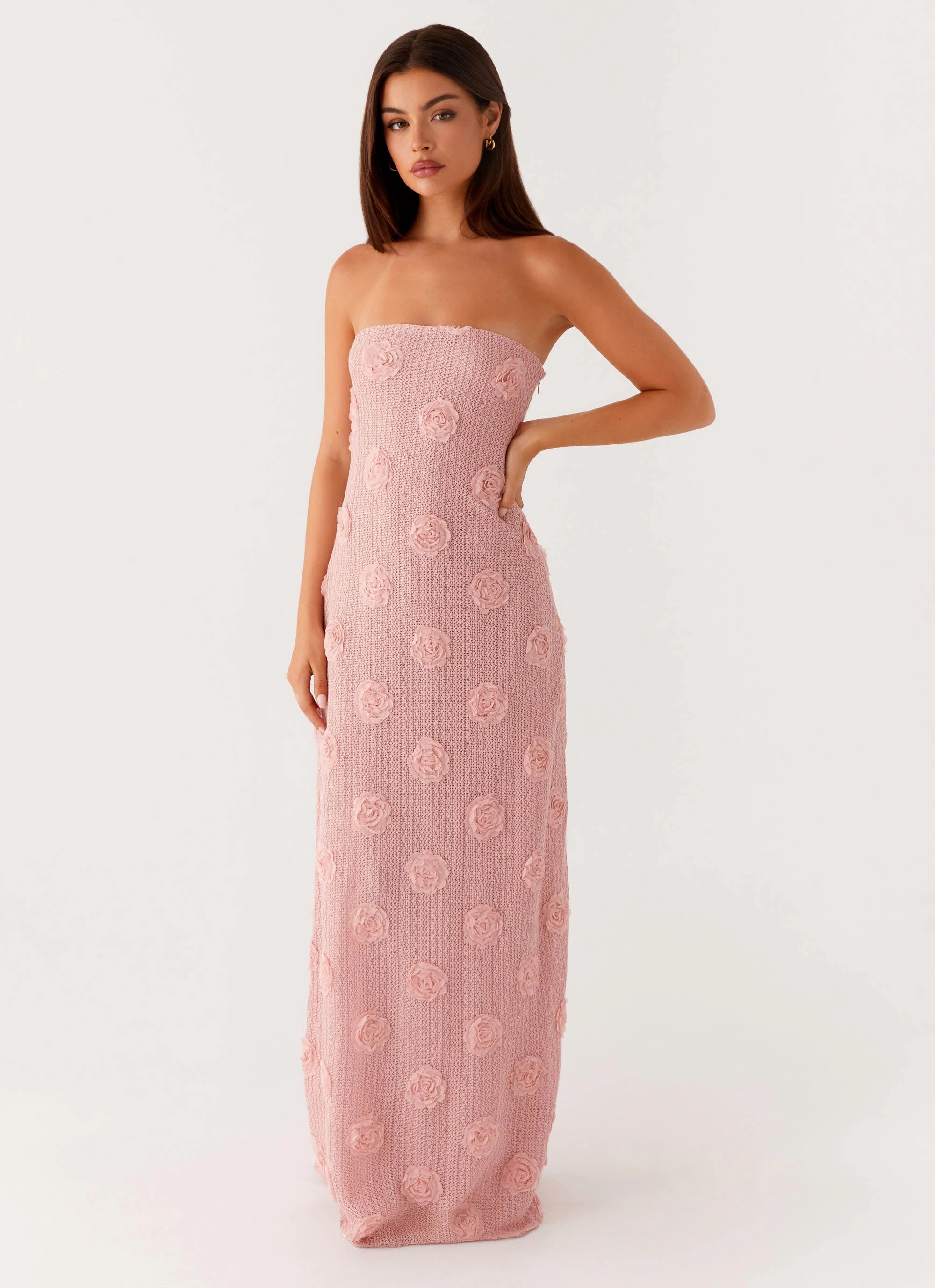 Cocktail Ready Holly Maxi Dress - Pink