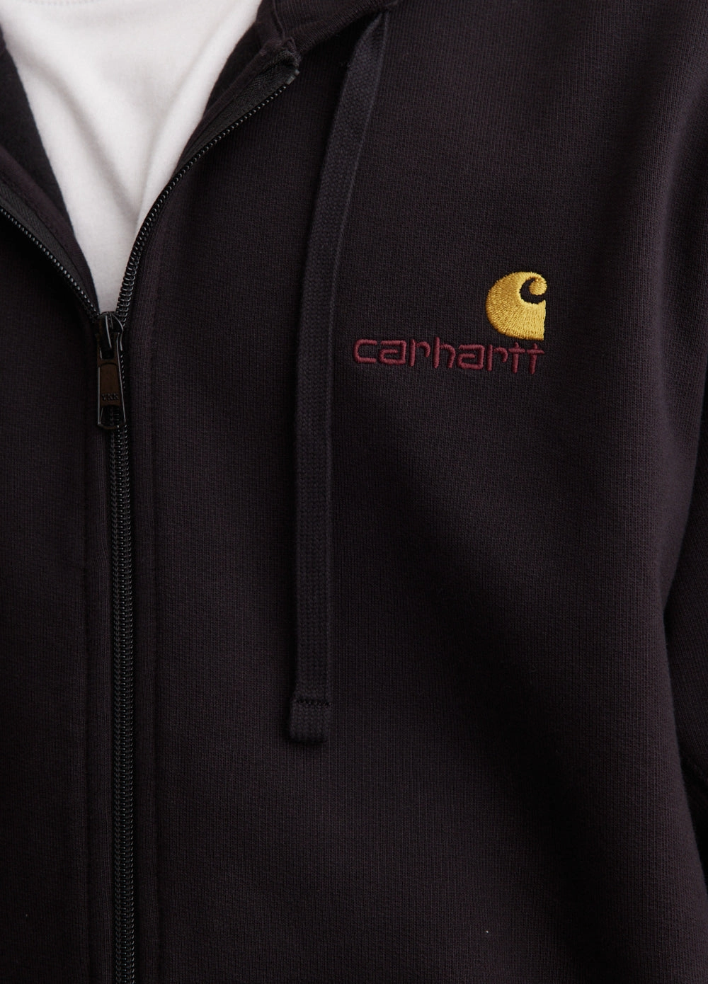 Hooded American Script Jacket All Day Comfort Design Long Sleeves