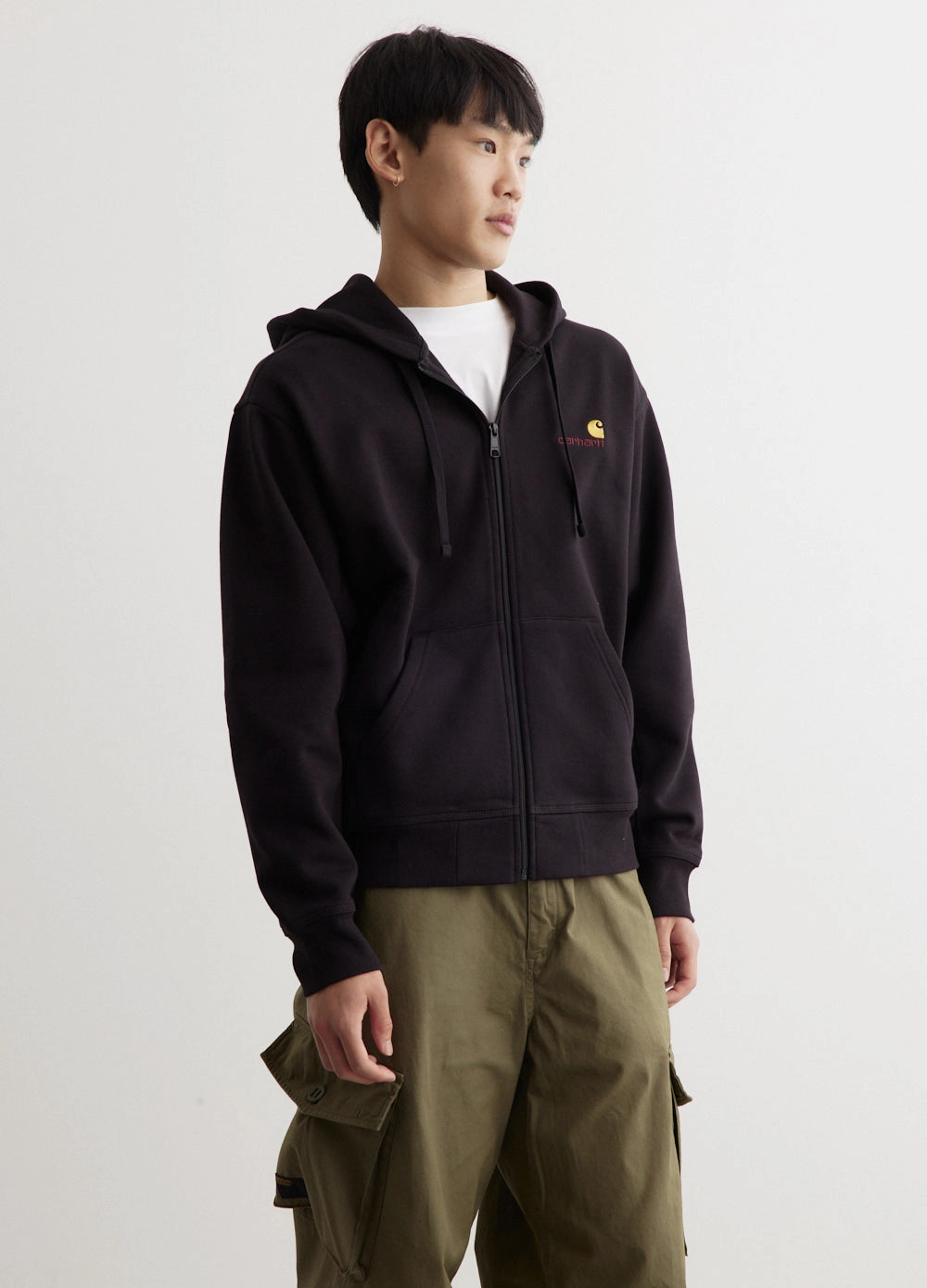 Hooded American Script Jacket Classic Urban Wear