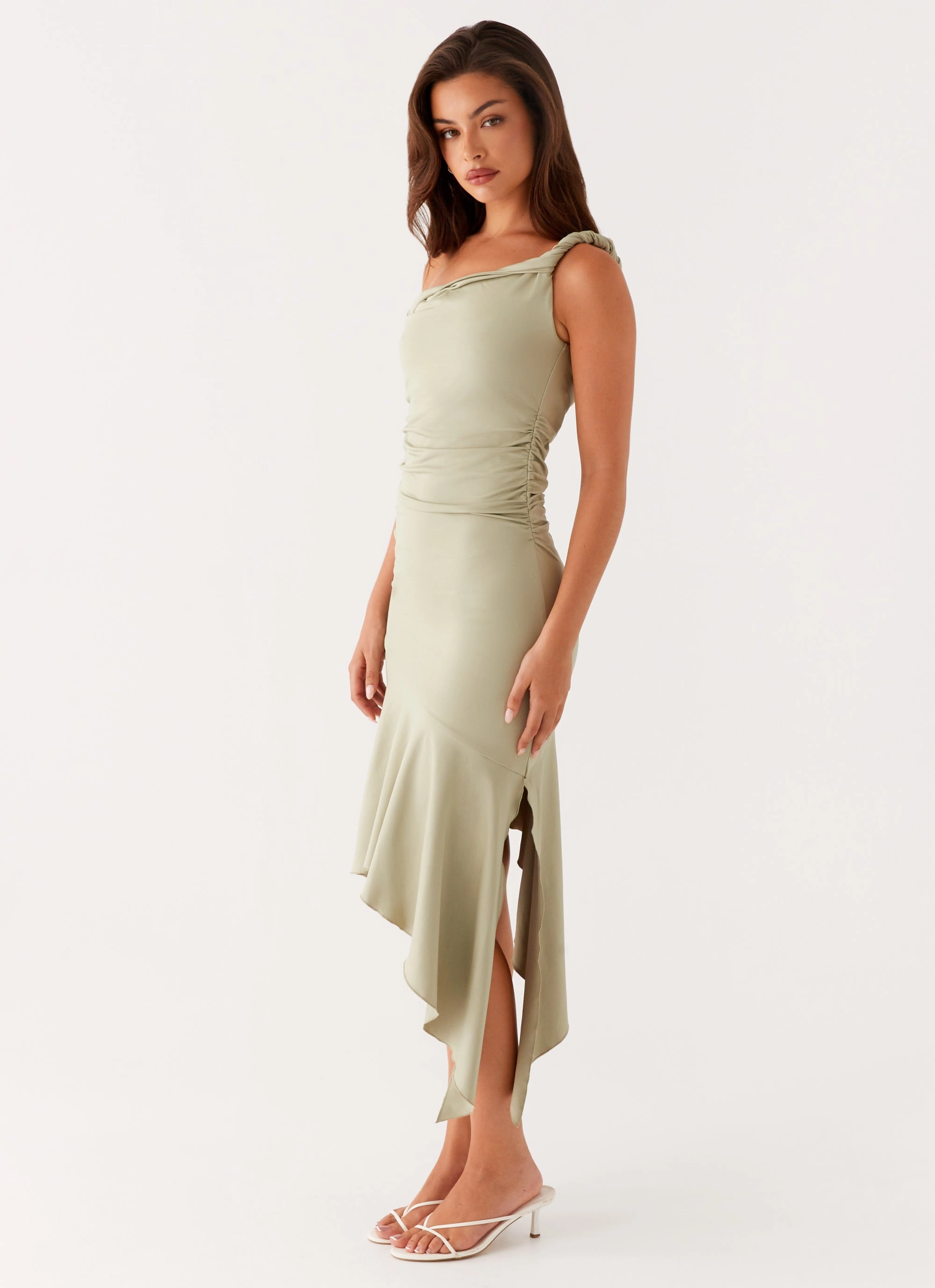 Huntah Midi Dress - Sage Modern Comfort