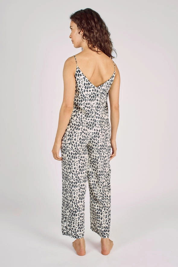 Jumpsuit in Black Tropical Malady Versatile Piece Fitted Look