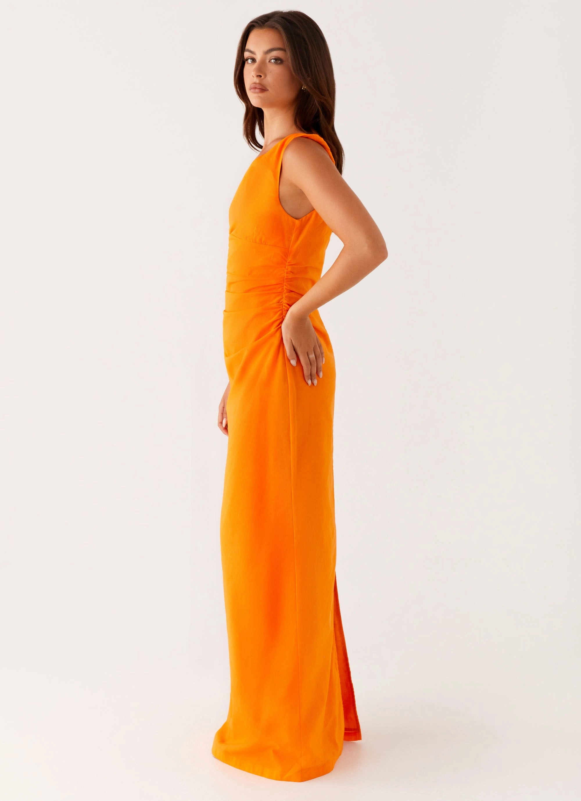 Bold Cut Ignite Maxi Dress - Orange