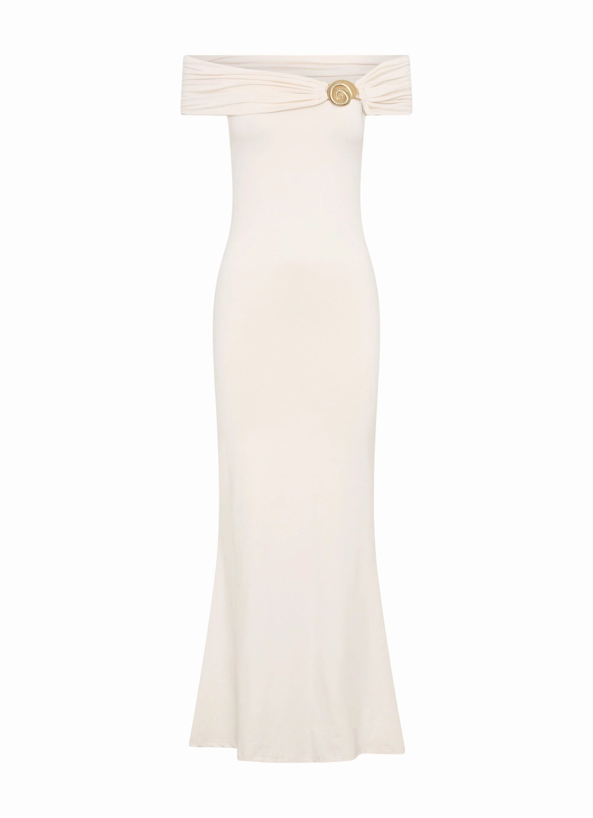 Illusion Maxi Dress - Ivory Trendy Wearable Vibrant Hue
