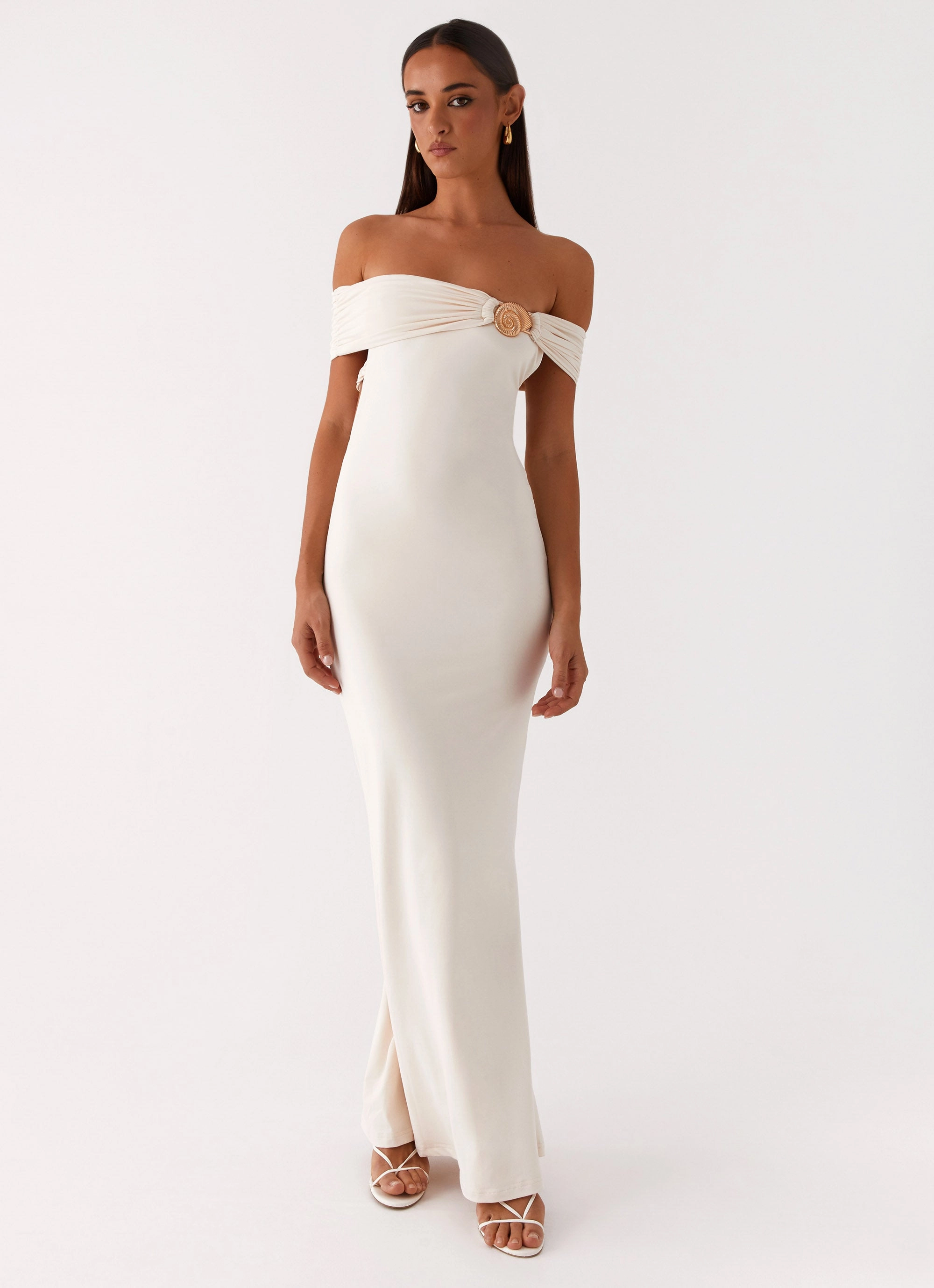 Illusion Maxi Dress - Ivory Fashion-Forward