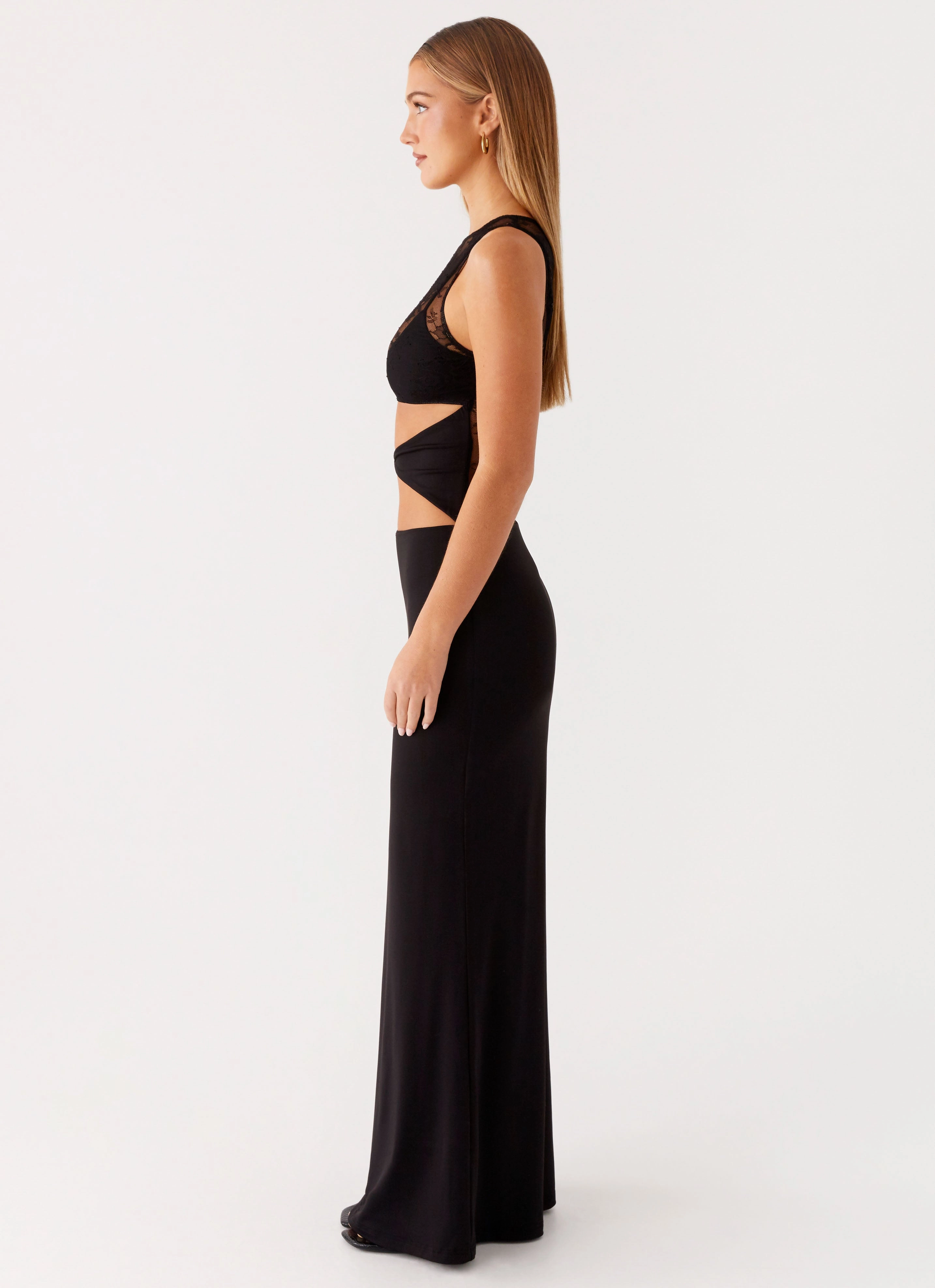 Imperial Maxi Dress - Black Daytime Mood single wear
