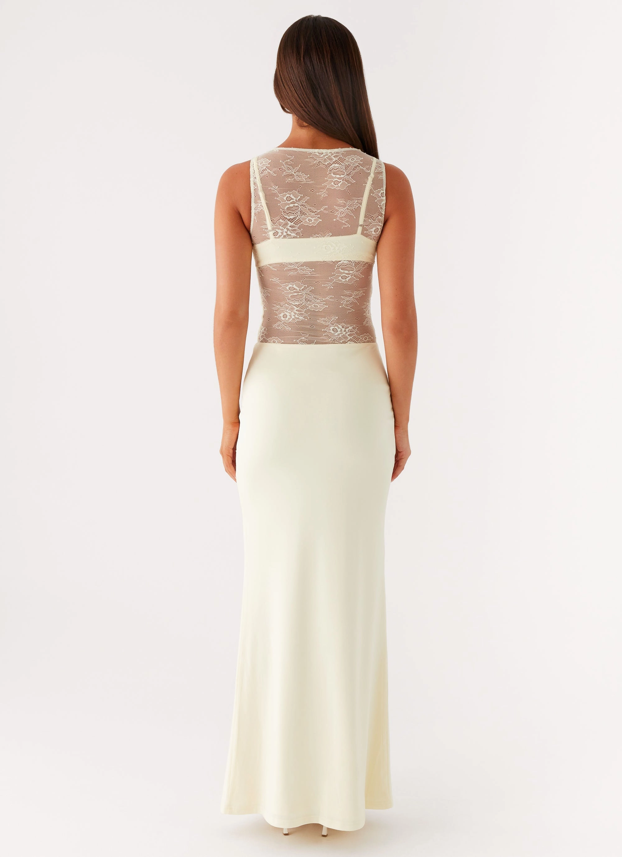 Wrap Glow TaglessDesign Imperial Maxi Dress - Yellow