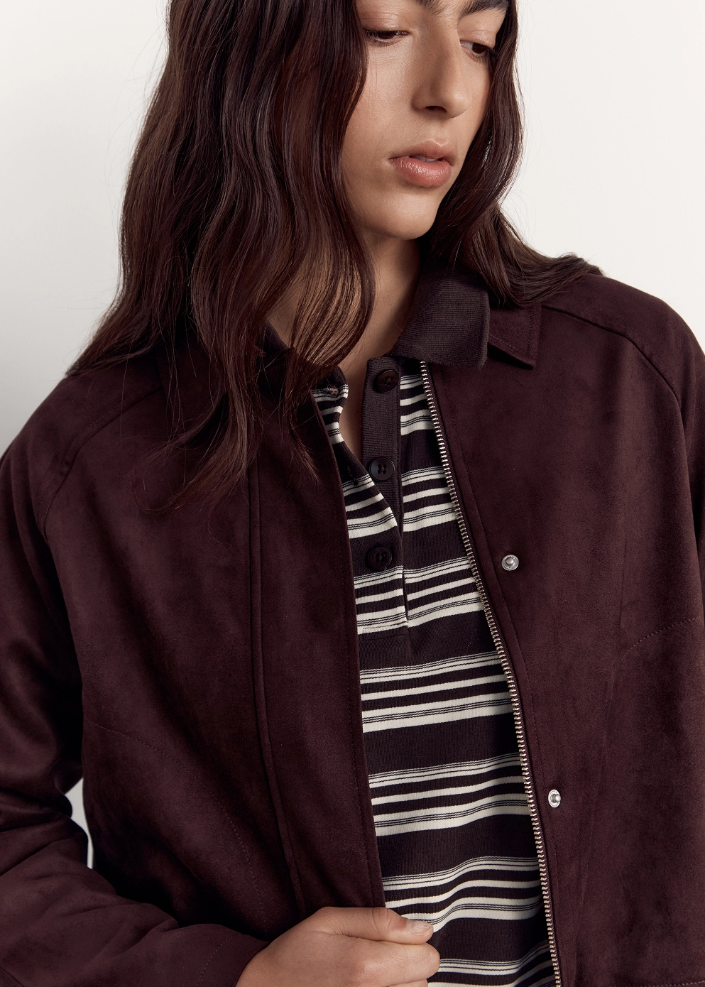 Cold Resist Compact Design Imposter Suede Jacket