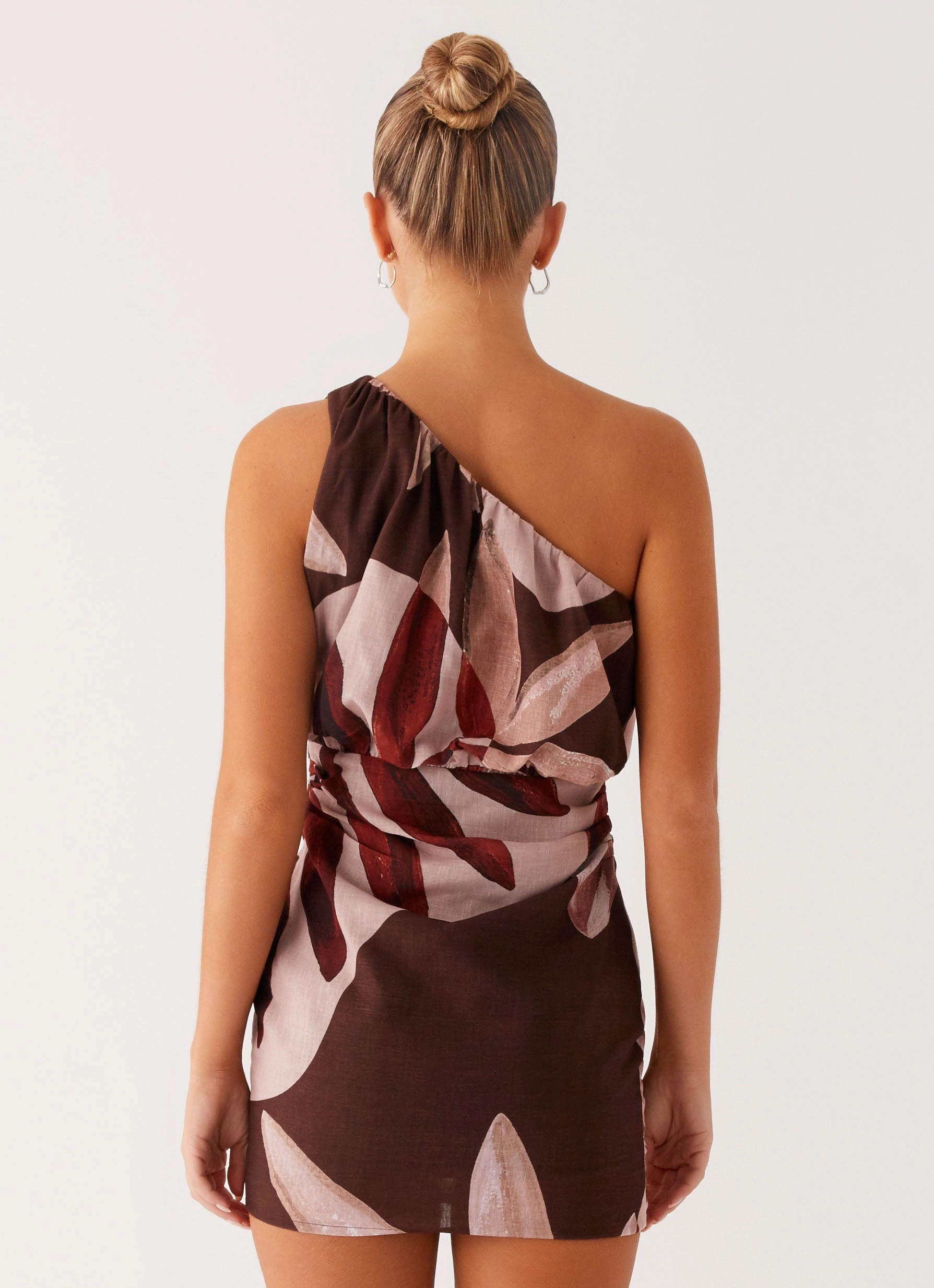 FlexibleClosure Trendy Appeal Indianna Mini Dress - Cinnamon Palm